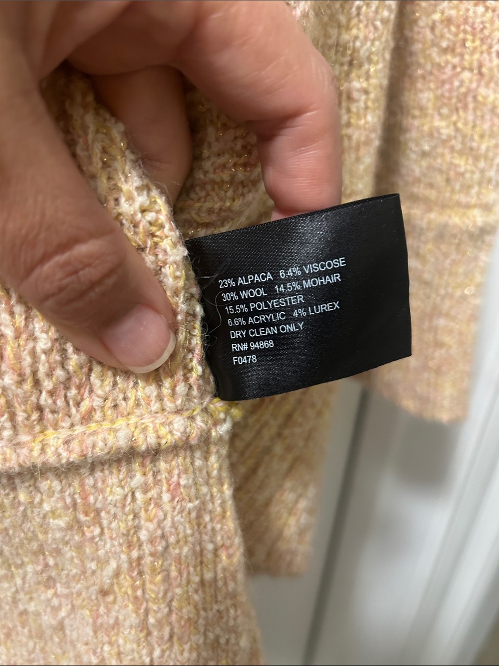Bernardo XL Alpaca Wool Mohair Blend Boho Waterfall Open Cardigan - Picture 4 of 4